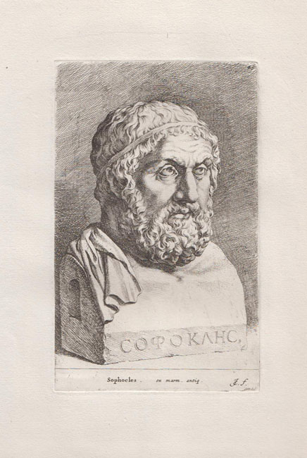 Plate 49. Sophocles. ex marm. antiq. | Sanders of Oxford